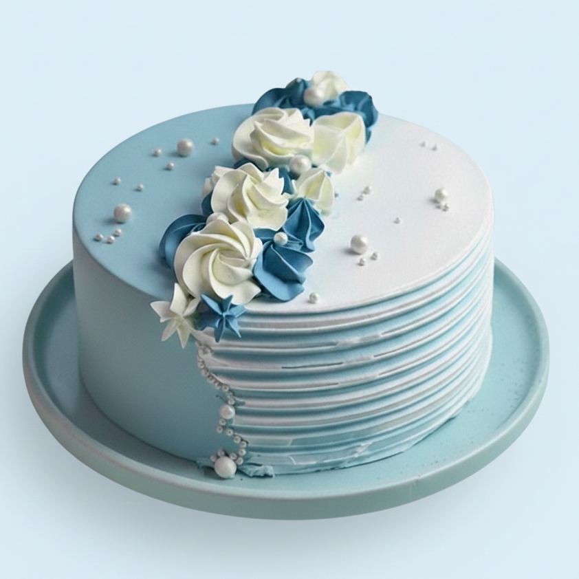 Cloud Blue Celebration Cake