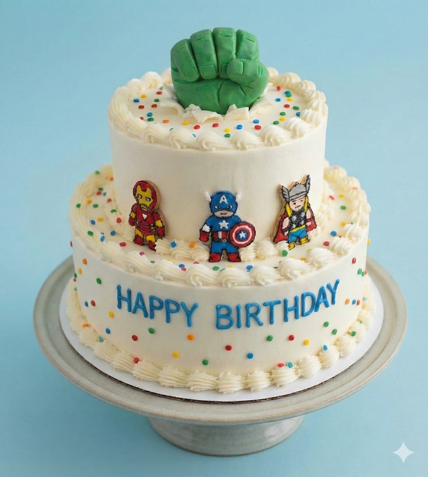 Mini Avengers Hero Cake