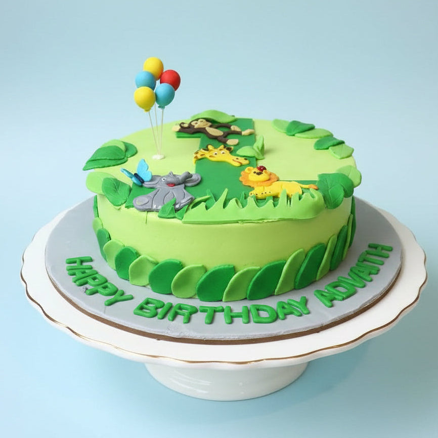 Jungle Jubilee Adventure Cake