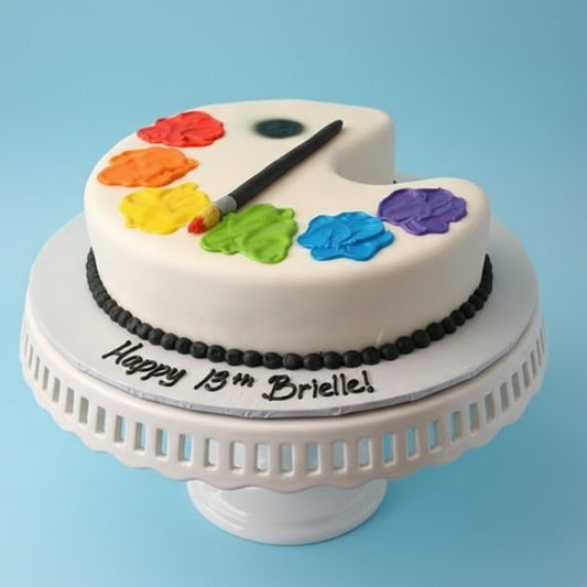 Artist’s Palette Celebration Cake