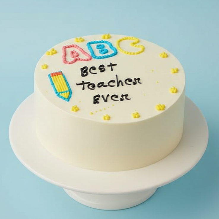 Best Teacher Ever Cake