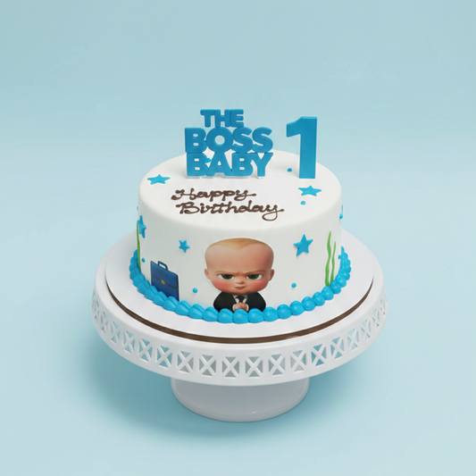 Little Boss First Birthday Cake