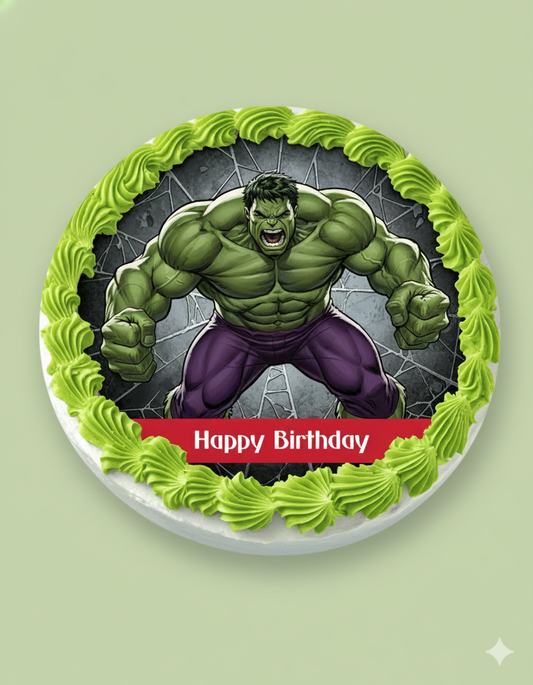 Hulk Rage Cake