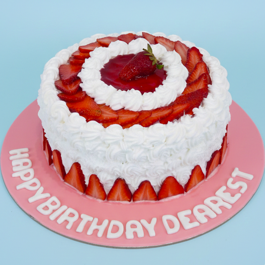 Strawberry Swirl Cake