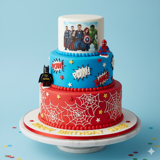 Avengers Fusion Cake