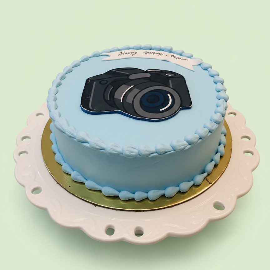 Classic Camera Click Cake