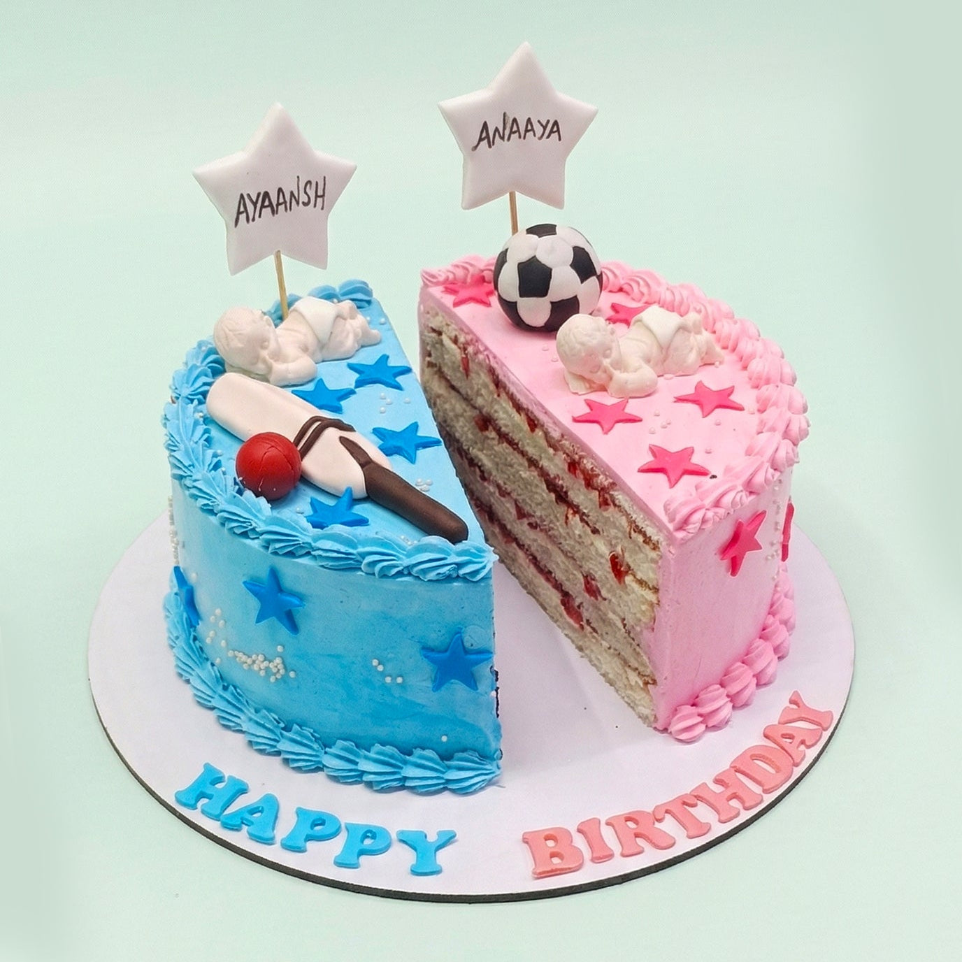 Twin Delight Cake