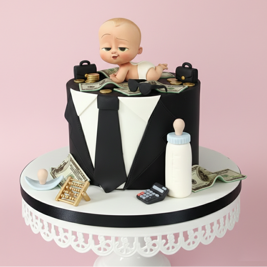 Mini Gentleman Tuxedo Cake