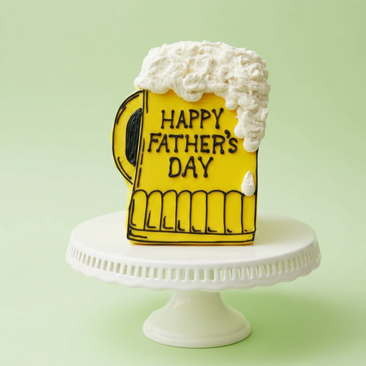 Cheers Dad Beer Mug Cake