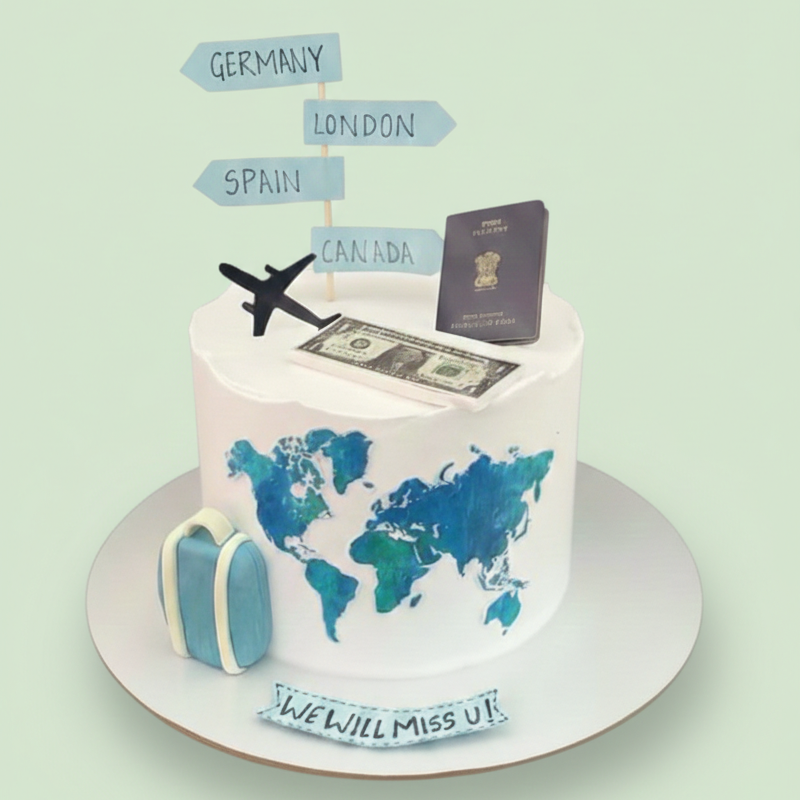 World Explorer Adventure Cake