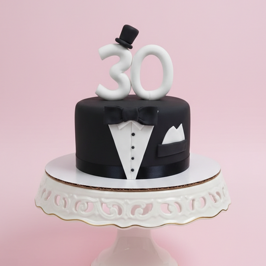 Gentleman’s 30 Tux Cake