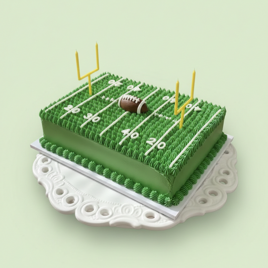 Championship Football Field Cake