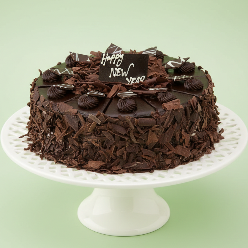Midnight Chocolate Celebration Cake
