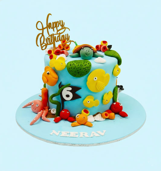 Jungle Joy 6th Birthday Cake