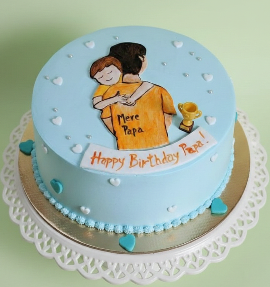 Father–Son Love Cake