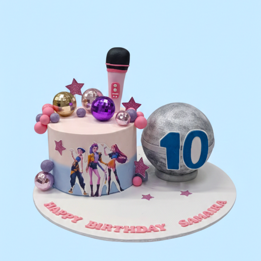 Glam 10th Birthday Cake
