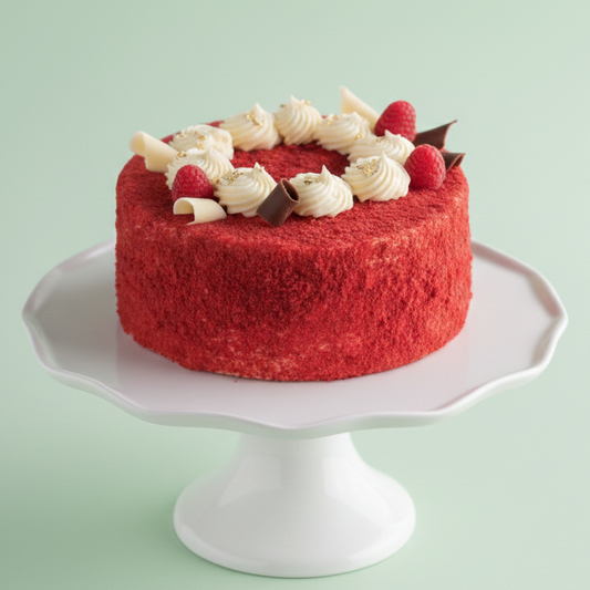 Velvet Frost Forest Cake