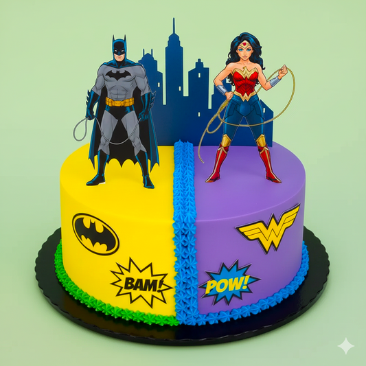 Avengers Trio Celebration Cake