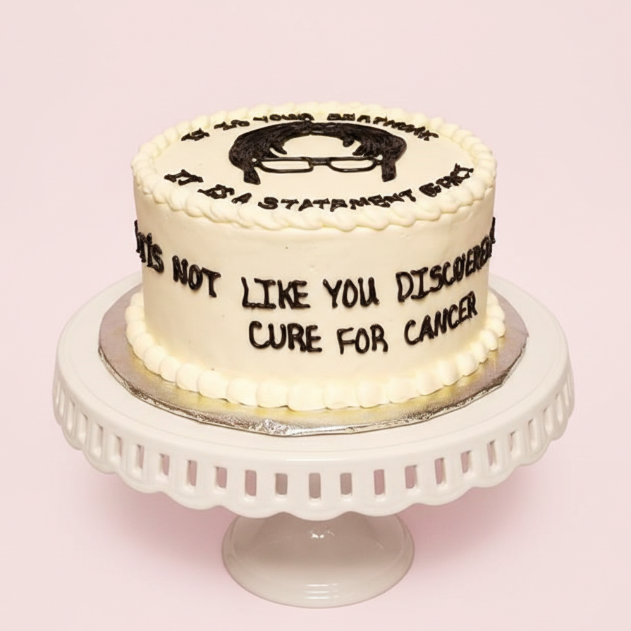 Bold Statement Boss Cake