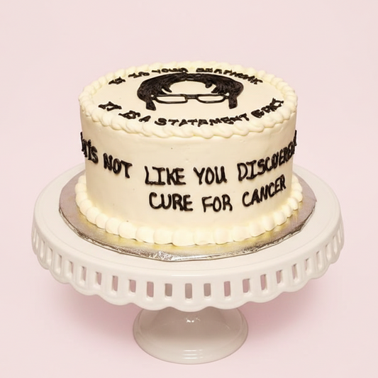 Bold Statement Boss Cake
