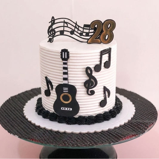 Guitar Strings Harmony Cake