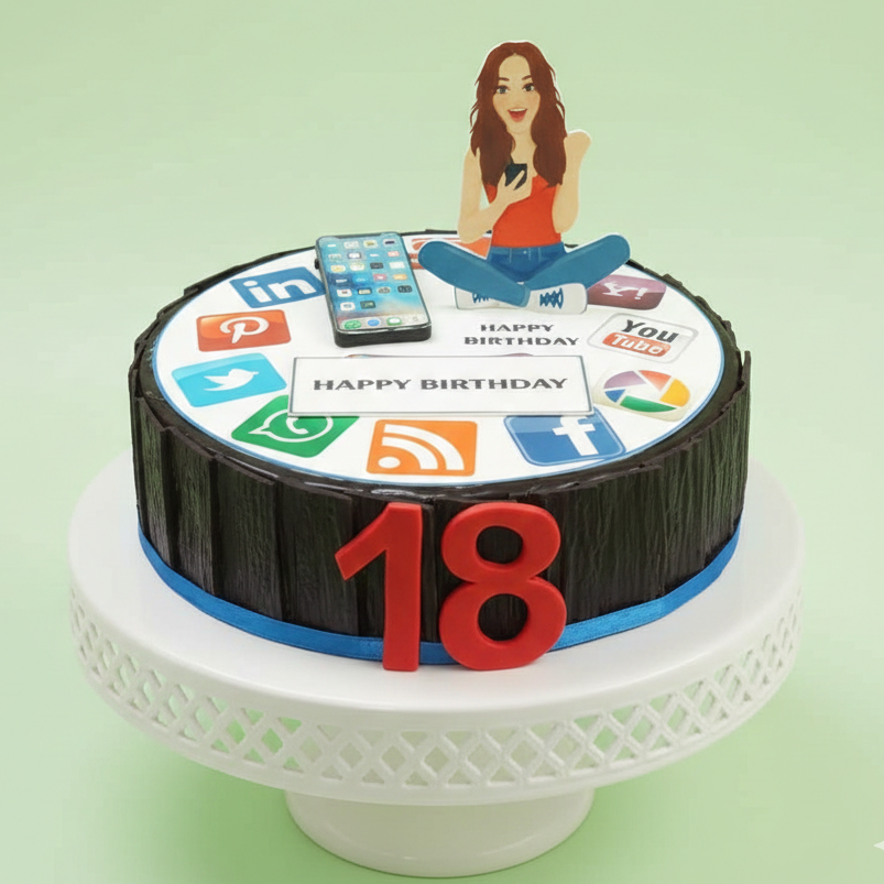 Creator Milestone 18 Cake