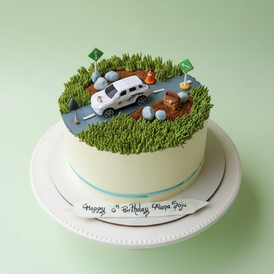 Adventure Drive Theme Cake