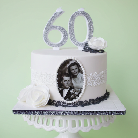 Forever Sixty Memory Cake
