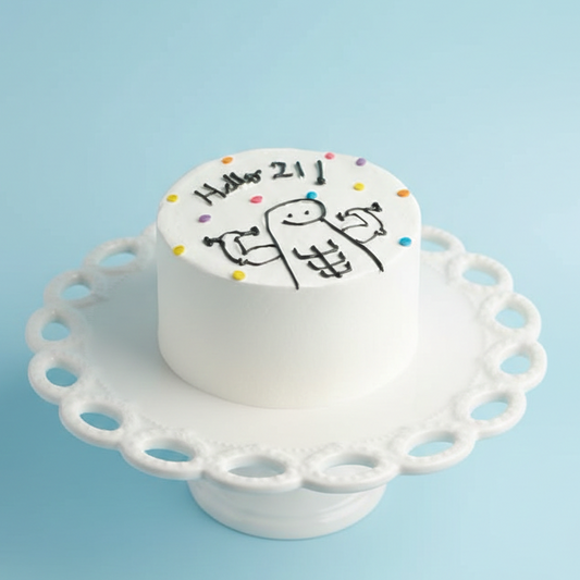 Minimal Gym Lover Cake