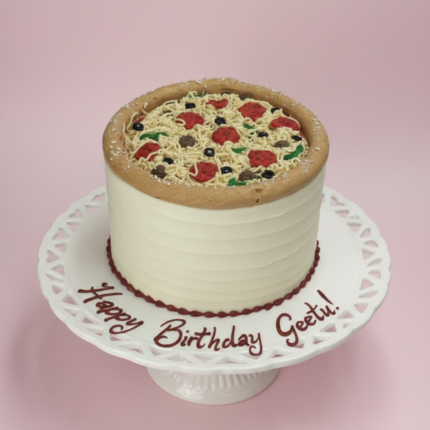 Deep Dish Pizza Cravings Cake