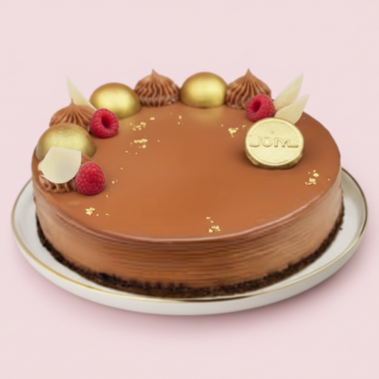 Golden Mocha Praline Cake