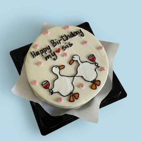 Duck Love Celebration Cake