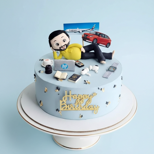 Gamer & Wheels Cake