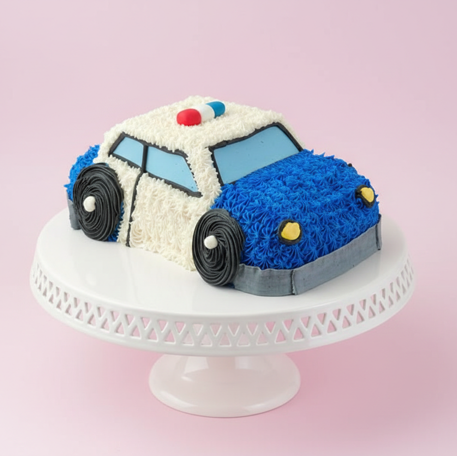 Police Cruiser Car Cake