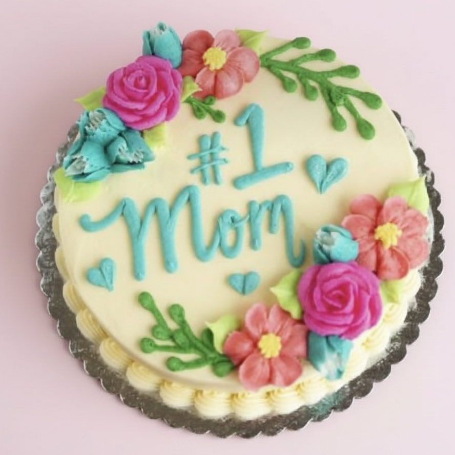 #1 Mom Celebration Cake