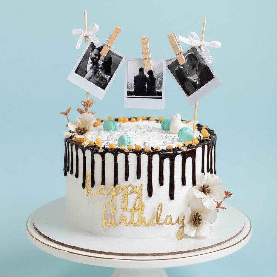 Son Memory Lane Photo Cake