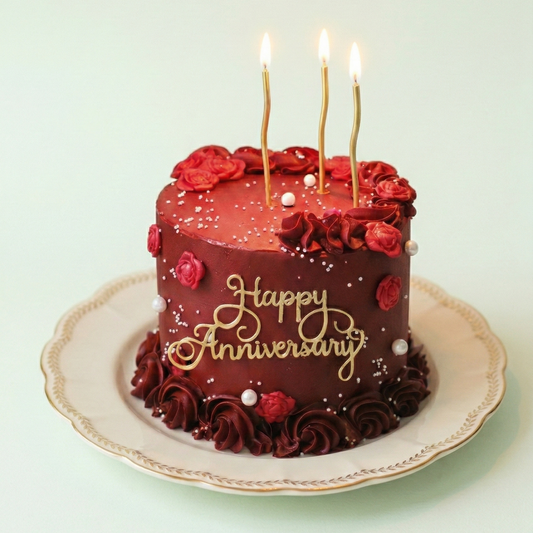 Ruby Anniversary Delight Cake