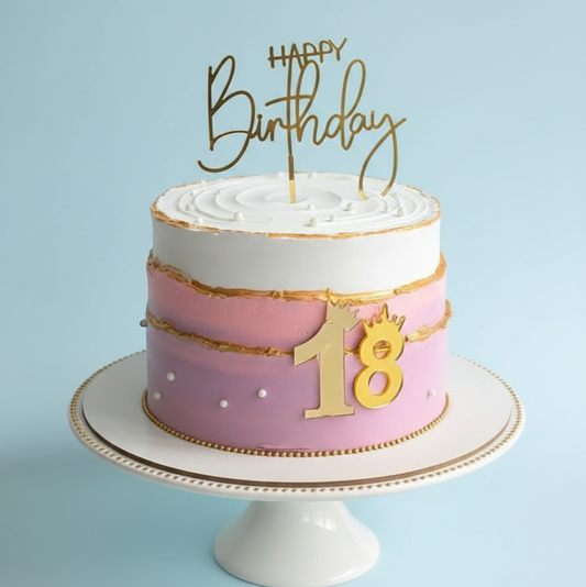 Pastel 18th Birthday Dream Cake