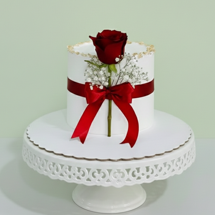 Forever Wrapped  10th Anniversary Cake