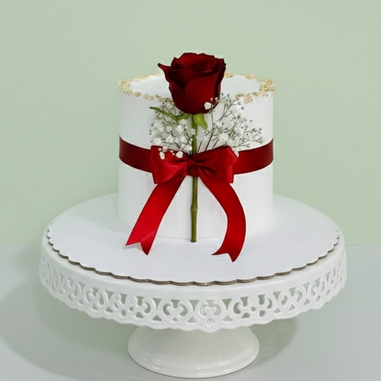 Forever Wrapped  10th Anniversary Cake