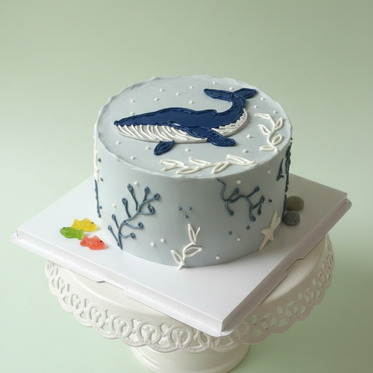Little Dolphin Splash Cake