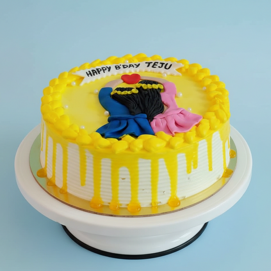 Sunshine Celebration Drip Cake