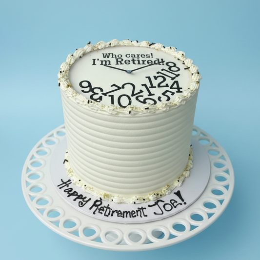 Time to Relax Clock Cake