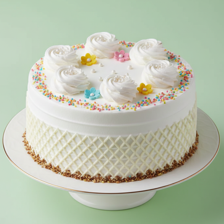 Enchanted Garden Whimsy Cake