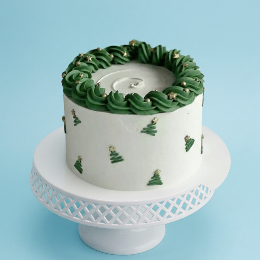 Christmas Wreath Cake