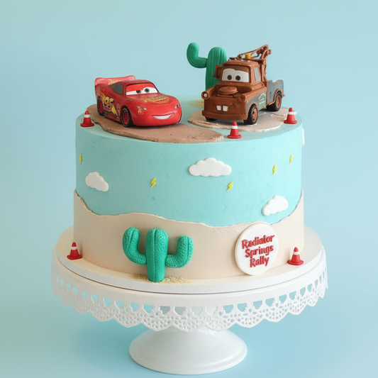 Disney Pixar "Cars" Desert Cake
