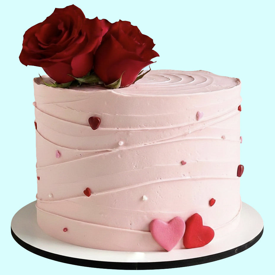 Rose Romance Elegance Cake