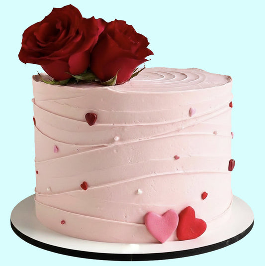 Rose Romance Elegance Cake