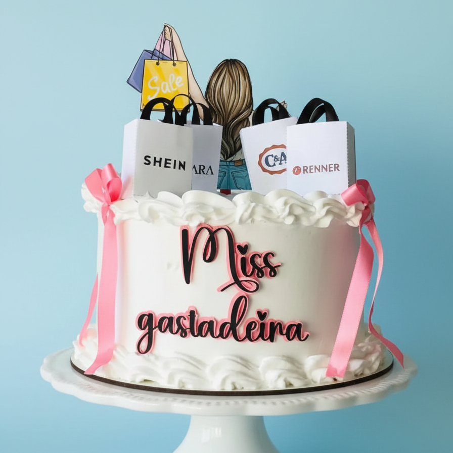 Miss Fashionista Shopping Dream Cake