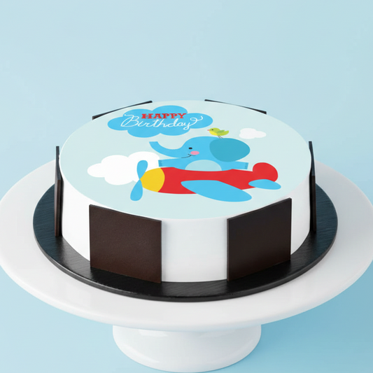 Flying Elephant Fantasy Cake